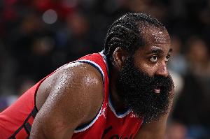 尽力了！哈登本季场均26分6.3板9助 三项命中率46/40/91%