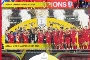 越南U23让二追三3-2泰国夺东南亚运动会金牌，金相植任上已拿3冠