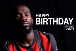 米兰官方祝托莫里28岁生日快乐，球员加盟以来出战194场夺2冠