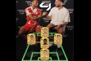 奥利塞评德甲最佳5人阵:诺伊尔、戴维斯、基米希、穆西亚拉、凯恩