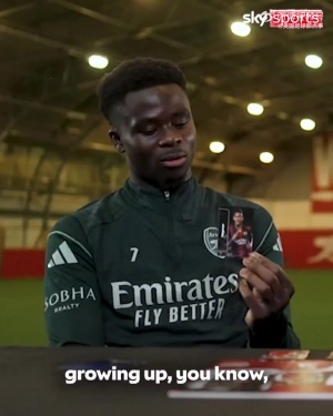 内马尔迷弟！萨卡：从小就研究内马尔，基本上把他的集锦都看遍了