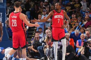 KD关键时刻使用率仅16.9%排名队内第四 申京31.4%&霍勒迪25.0%