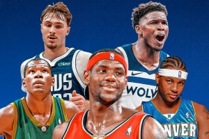 20岁前球员单场得分至少40+排行！詹姆斯两次做到 弗拉格最年轻