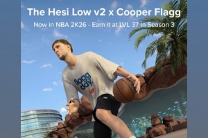 18岁的弗拉格在2K里 已经有属于他自己的专属球鞋了