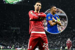 蜜汁凸起🫣埃基蒂克破门庆祝致敬姆巴佩，是给姆总的生日礼物？