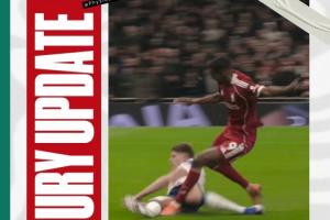 遭范德芬剪刀脚！分析师推测伊萨克伤情：较可能伤缺8-10周