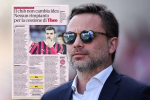 米体：米兰管理层对特奥的言论不以为然， 重来一次依旧会卖掉他