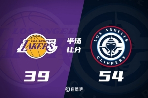 半场战报-快船领先湖人15分 卡登合砍25分 东詹拿到28分