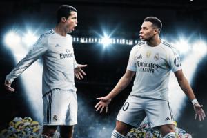 追平C罗纪录！姆巴佩点射破门，年度59球平C罗皇马自然年进球纪录