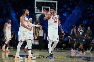 爆砍47分！唐斯：布伦森是特别的球员 他有这样的夜晚不让人惊讶