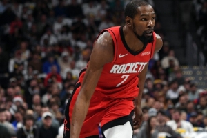 准180俱乐部！KD赛季场均25.4分4.8板4助 命中率51.5/44.3/89.5%