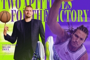 近水楼台！约基奇&戈登当地时间21日将在主场举办球鞋签售会