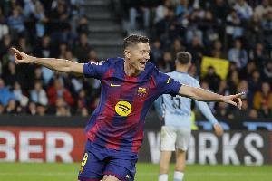 巴萨2025年队内射手榜：莱万和费兰·托雷斯各进27球并列第一