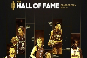 CBA官博致贺：昔日追风少年再添荣耀 恭喜王治郅入选FIBA名人堂！