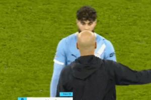 赛后经典节目！瓜迪奥拉持续对格瓦迪奥尔进行指导