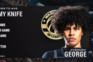 凯肖恩·乔治场均15+5+5&命中率45/40% 联盟仅约基奇和吉迪达到