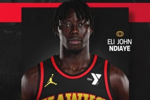 老鹰双向合同前锋恩迪亚耶左肩盂唇撕裂 将进行手术赛季报销！