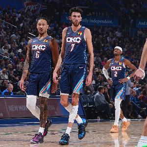 目前15队胜率超五成 雷霆面对这种球队只打了7场&15队中最少！