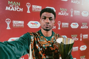 打进唯一进球！官方：阿玛德当选科特迪瓦1-0莫桑比克全场最佳