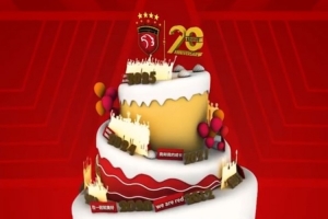 上海海港迎来二十周岁生日，让我们以笃定的步伐扬帆再启航！