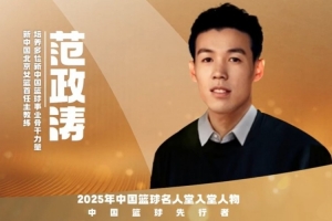 2025中国篮球名人堂名单中国篮球先行者：范政涛