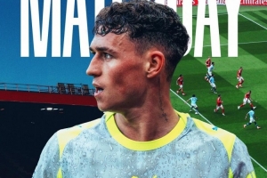 剑指三分！曼城发布客战诺丁汉森林海报，福登单人出镜