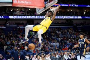 前榜眼实惨🤦怀斯曼10天合同未到期就被步行者解约 给别人腾地