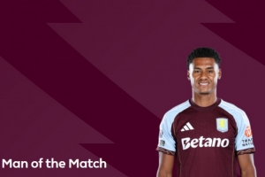 替补双响！英超官方：沃特金斯当选切尔西vs阿斯顿维拉全场最佳