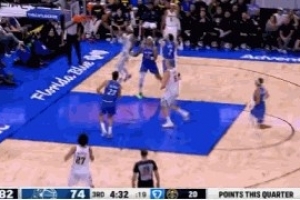 又是三节不到！约基奇助攻布朗上篮再次达成三双