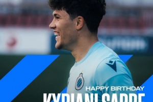 意媒：国米有意布鲁日20岁右后卫基里亚尼·萨贝，预计约700万欧