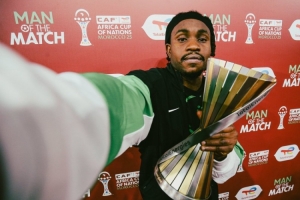 卢克曼近2届非洲杯9场比赛参与8球，非洲杯同期参与进球最多