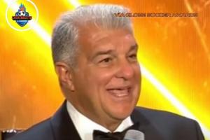 获上赛季西甲最佳俱乐部！拉波尔塔获奖感言：我们五次击败了皇马