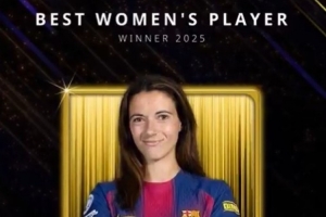 官方：巴萨27岁中场邦马蒂当选环足奖年度最佳女足运动员