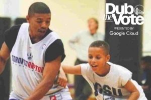 今天打猛龙！勇士晒库里12岁时“对位”博格斯萌照预热比赛