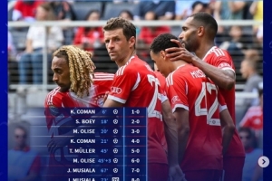 德转列2025各豪门最大比分胜利：拜仁10-0、曼城8-0、巴萨枪手7-1