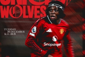 曼联发布本轮迎战狼队海报：让我们以一场胜利为今年画上圆满句号