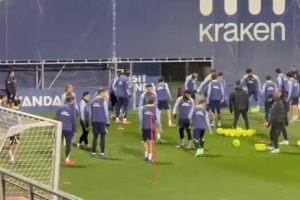 记者：吉梅内斯回归马竞训练，巴埃纳因身体不适缺席