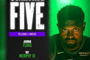 紧跟文班步伐？锡安重回首发阵容 此前打了10场替补