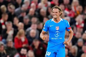 略伦特：我在马竞过得很愉快，希望这样的状态能在2026年得以延续