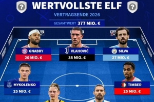 明日起可与其他球队谈夏窗免签的球员阵容：DV9、格伊、于帕在列