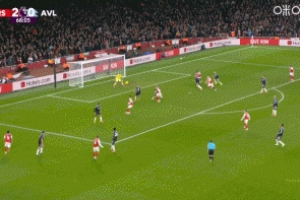 阿森纳3-0维拉！特罗萨德禁区外远射得手，VAR回看确认进球有效