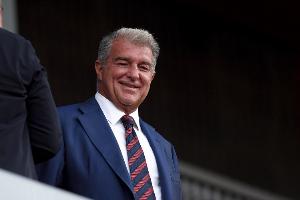 新年许愿！拉波尔塔：希望巴萨踢出好球拿冠军，让萨迷感到幸福