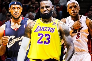 出场即巅峰！詹姆斯年均得分一览 18岁的场均20.2分竟为生涯最低