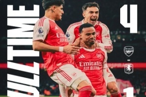 大胜维拉！英超评论员：比起胜利更像是宣言，阿森纳回来了！