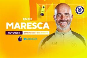 真有魔咒😬马雷斯卡11月当选英超最佳主帅，12月6轮1胜直接下课