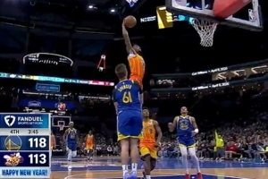 飞天遁地！塞克斯顿反击送助攻 布兰登·米勒滑翔暴力劈扣