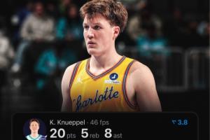 不得了！克尼佩尔保持180俱乐部且单场得分20+场次破新秀库里纪录