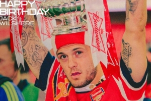 昔日天才少年威尔希尔迎34岁生日，阿森纳官推晒照送上祝福