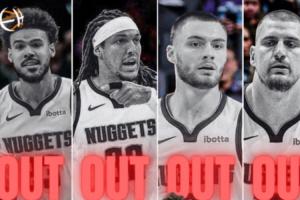 🥶悲催！掘金五大主力均至少伤缺一个月 真的只剩穆雷了！