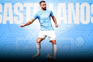 名记：西汉姆联接近3000万欧签下拉齐奥27岁中锋卡斯特拉诺斯